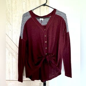 Maroon blouse
